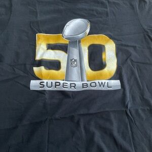 Super Bowl 50 Black T-Shirt nfl football